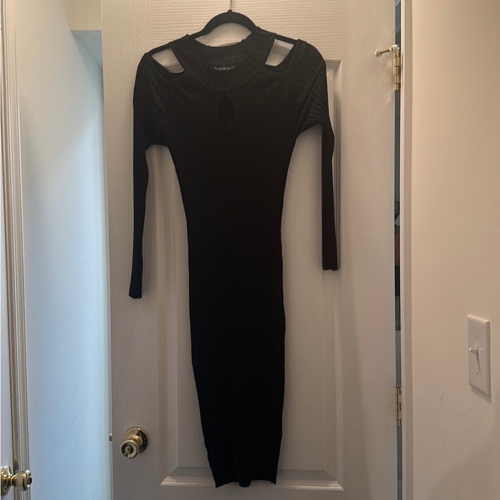 Black long dress